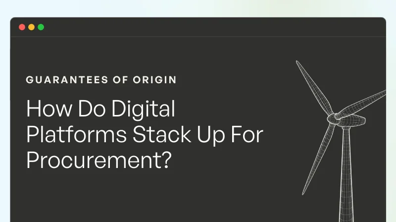 Guarantee of Origin Brokers vs Marketplaces vs Digital Platforms: Understand the Difference